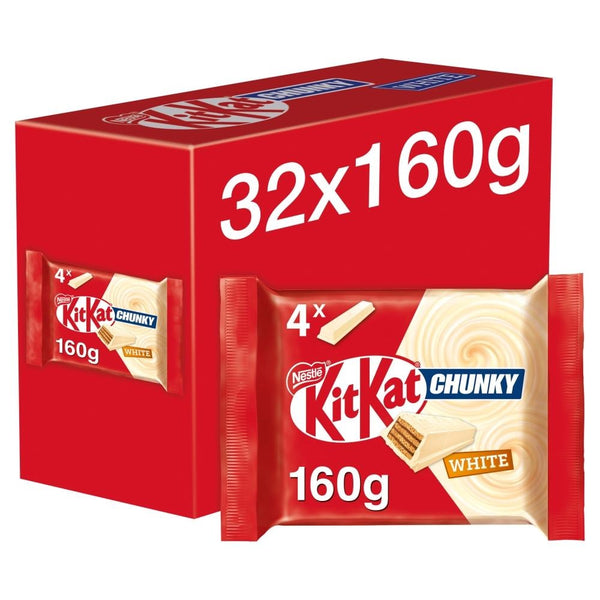 Kit Kat Chunky White Multipack 24 x 40g 2 x (4 pack x 40g Bars)