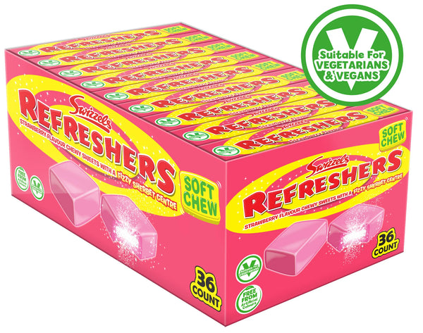 Swizzles Refresher Strawberry Stick Packs 36pk