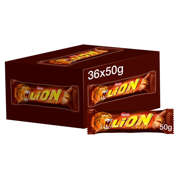 Lion Milk Chocolate Bar 50g 36 x 50g Bars
