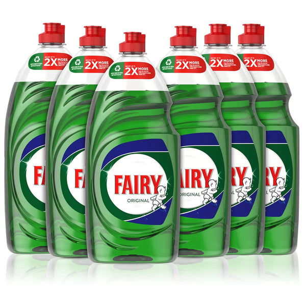 Fairy Original Washing Up Liquid, 6 units x 900ml