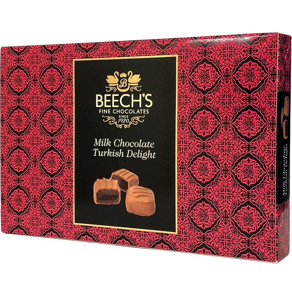 Beech's Fine Chocolates Milk Chocolate Turkish Delight 150g 6 x 150g Boxes