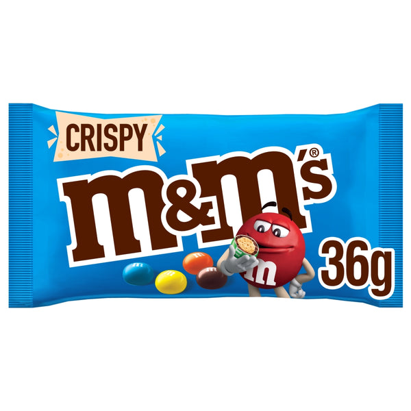 M&M's Crispy Pieces & Milk Chocolate Bag 36g x 24 Bags