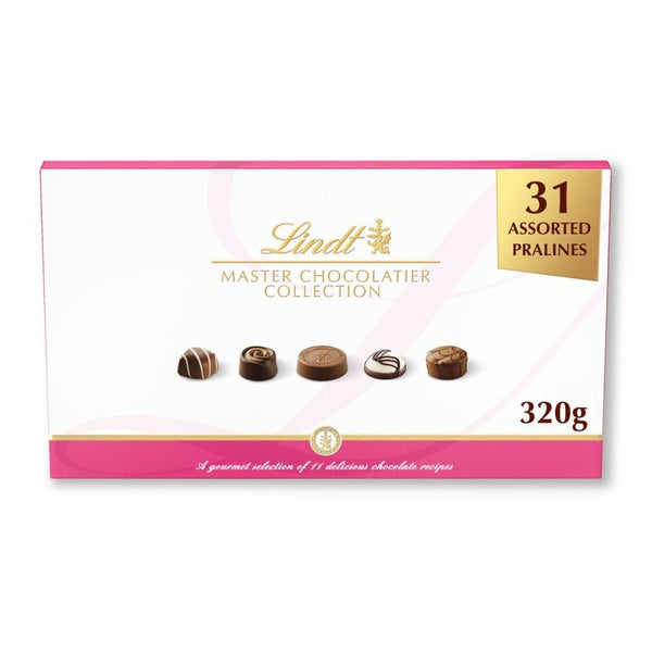 Lindt Master Chocolatier Collection Large Chocolate Box 320g 1 x 320g Box