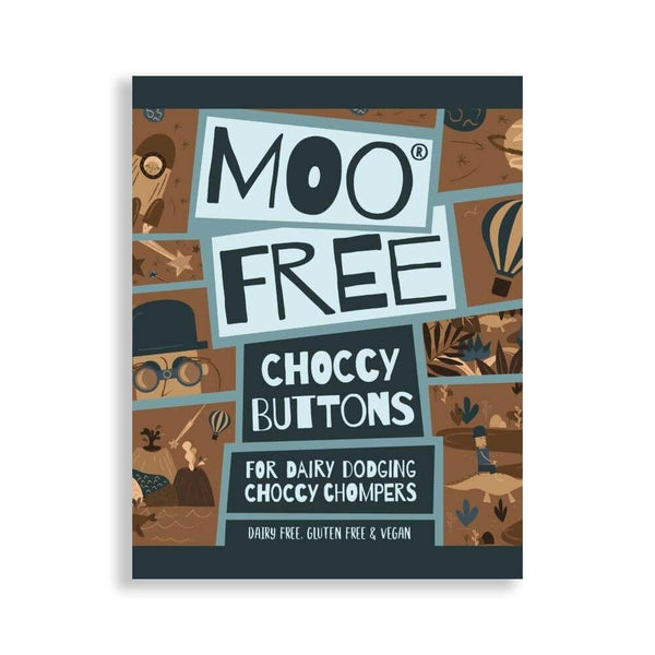 Moo Free Original Choccy Buttons Bag 25g x 25