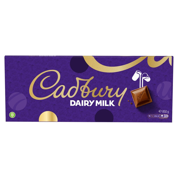 Cadbury Dairy Milk Chocolate Bar 850g 1 x 850g Bar