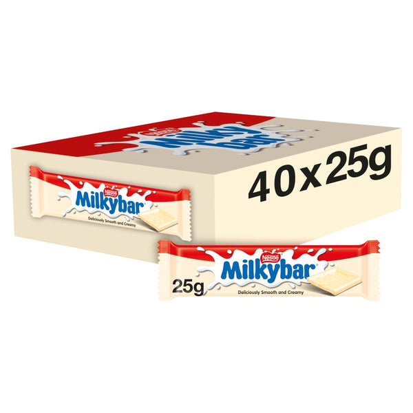 Milkybar White Chocolate Bar 25g 24 x (4 x 25g)