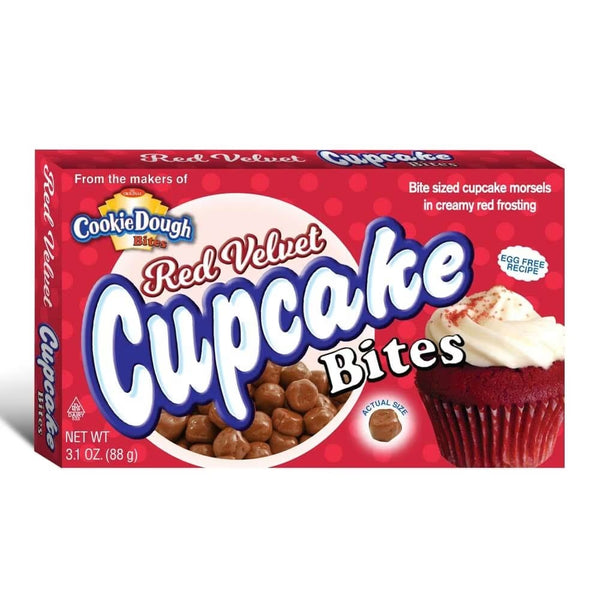 Cookie Dough Bites Red Velvet Cupcake Bites 88g 12 x 88g Boxes