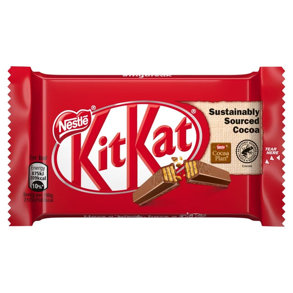 Kit Kat 4 Finger Milk Chocolate Biscuit Bar 41.5g 24 x 41.5g Bars