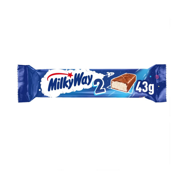Milky Way Nougat & Milk Chocolate Snack Bar 28 x 43g
