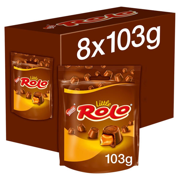 Little Rolo Milk Chocolate Sharing Bag 103g 8 x 103g Pouches