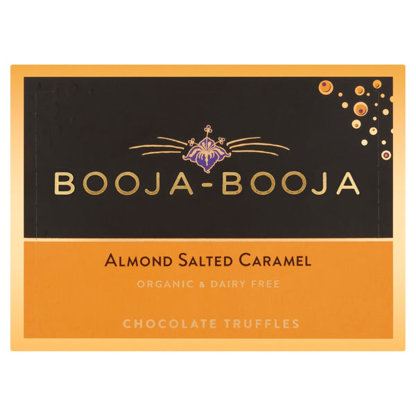 Booja-Booja Almond Salted Caramel Chocolate Truffles 92g 1 x 92g Box