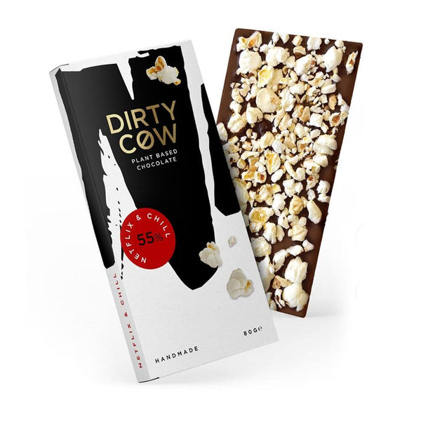 Dirty Cow Netflix & Chill Plant Based Chocolate Bar 80g
