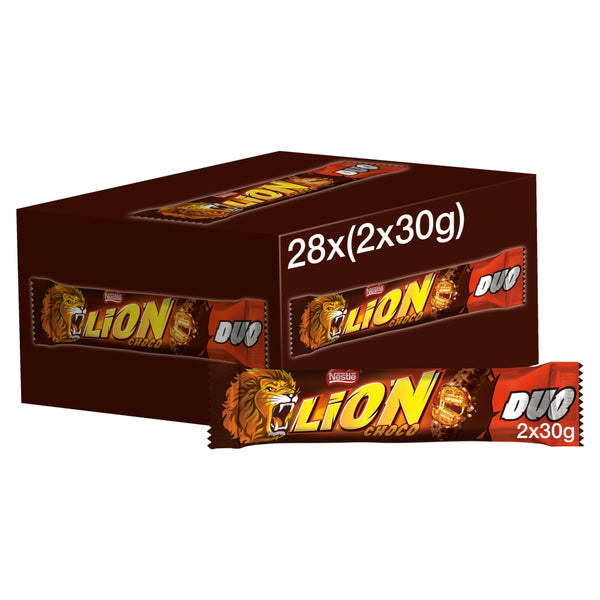 Lion Milk Chocolate Duo Bar 60g 28 x 60g Bars