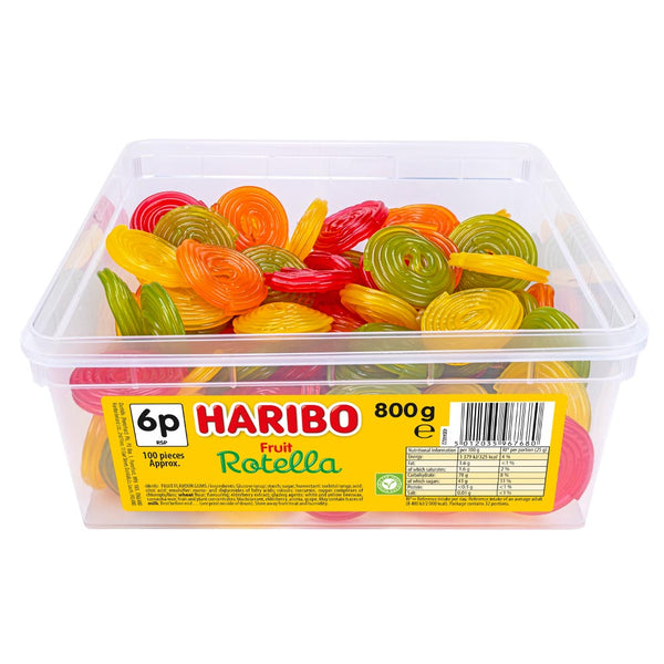 Haribo Rotella 6p Tub 800g