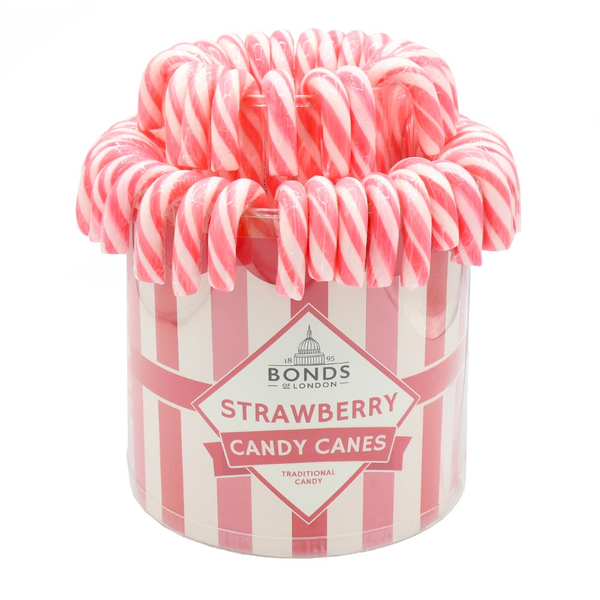 Bonds Strawberry Traditional Candy Cane Fountain 20g x 60 Canes