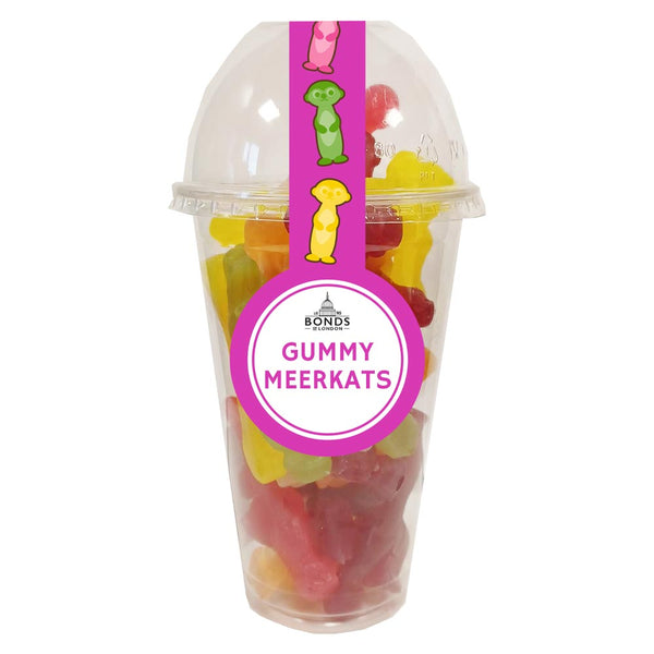 Bonds Gummy Meerkats Candy Cup 215g x 8 Cups