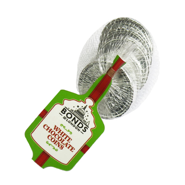 Bonds Net Of White Chocolate Silver Coins 64 x 60g 64 x 60g Nets
