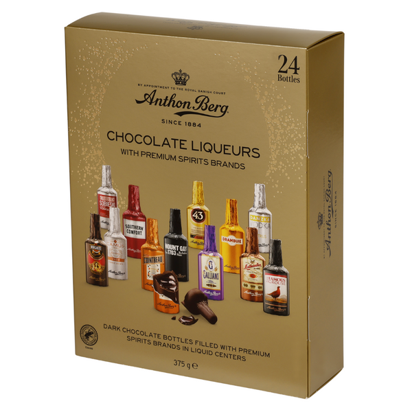 Anthon Berg Chocolate Liqueurs 24 Piece 375g 6 x 375g Boxes