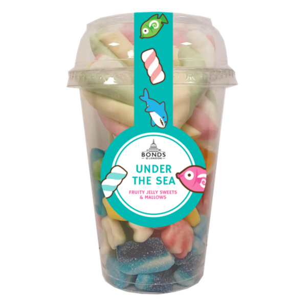 Bonds Under The Sea Candy Cup 265g x 6 Cups