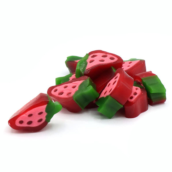Kingsway Strawberry Liquorice Slices Bag 3kg
