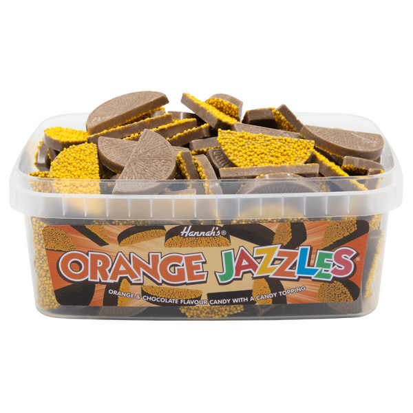 Hannah's Orange Jazzles Tub 600g 1 x 600g Tub