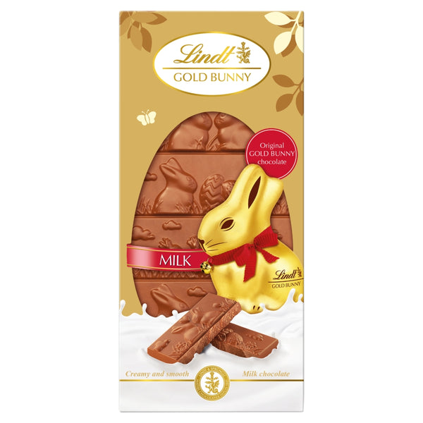Lindt Gold Bunny Chocolate Milk Easter Bar 120g x 18 Bars