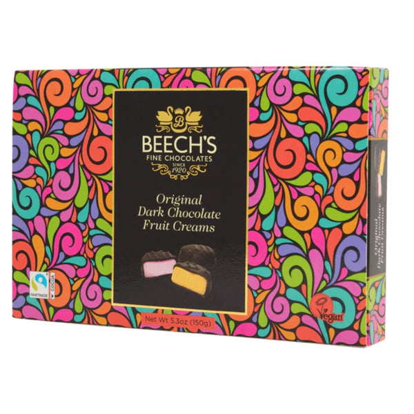 Beech's Fine Chocolates Original Dark Chocolate Fruit Creams 150g 6 x 150g Boxes