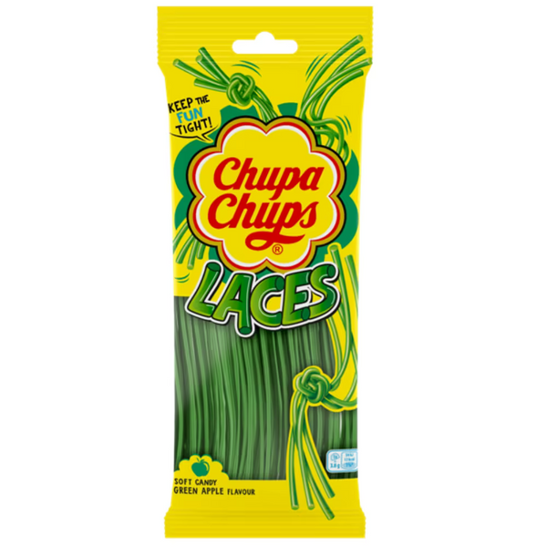 Chupa Chups Apple Laces Bag 90g x 18 bags