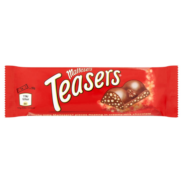 Maltesers Teasers Milk Chocolate & Honeycomb Snack Bar 35g x 24