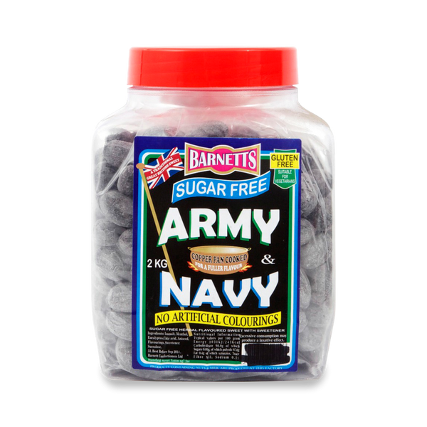 Barnetts Sugar Free Army & Navy Jar 2kg
