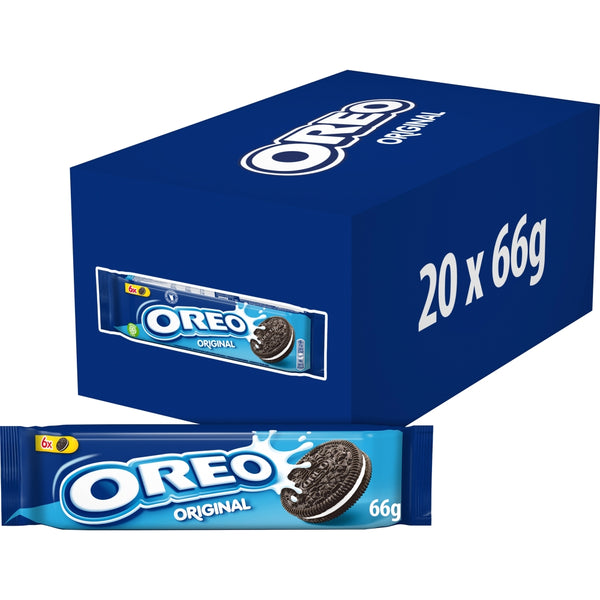 Oreo Original Sandwich Biscuit Snack Pack 66g x 20