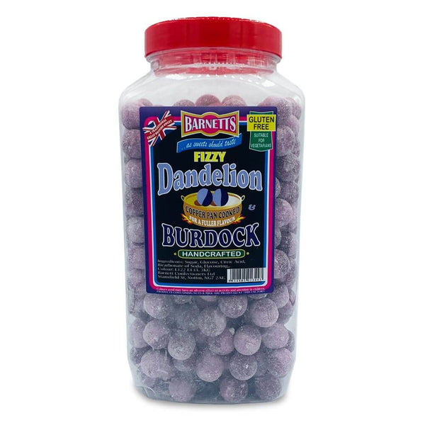 Barnetts Fizzy Dandelion & Burdock Jar 3kg