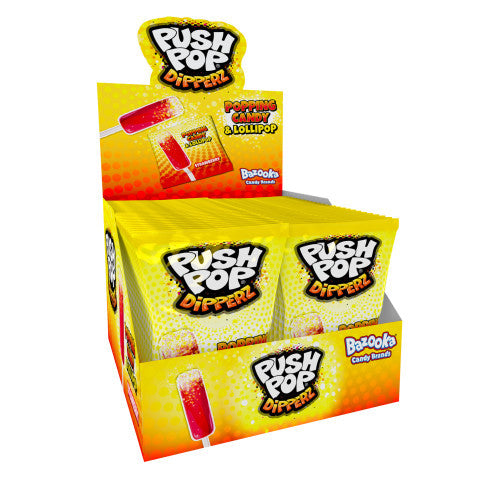 Bazooka Push Pop Dipperz 48pk