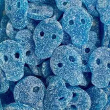 Candycrave Vegan Fizzy Blue Skulls 2kg