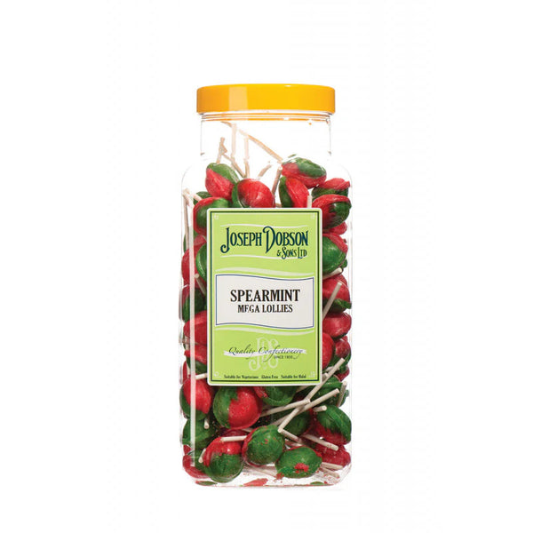 Dobson Spearmint Mega Lolly Jar 90pk