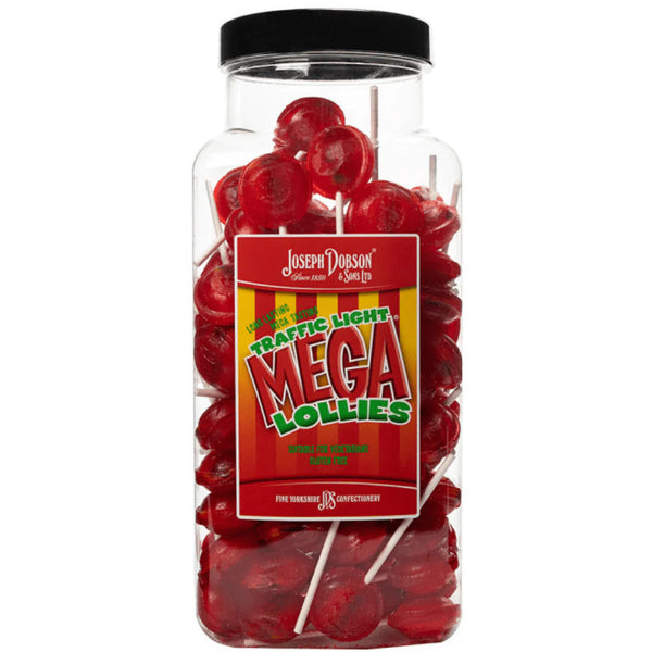 Dobson Traffic Light Mega Lolly Jar 90pk