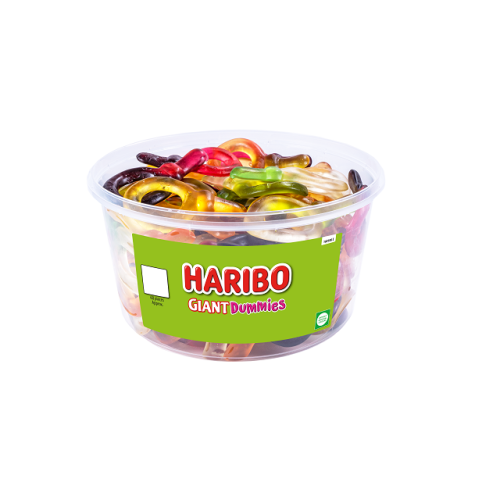 Haribo Tub Giant Dummies 816g 60pk