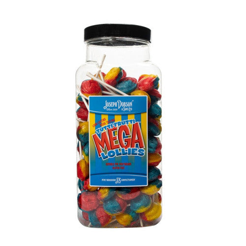 Joseph Dobson Tropical Fruit Lolly 90 Count Jar