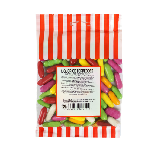 Liquorice Torpedoes 24x115g