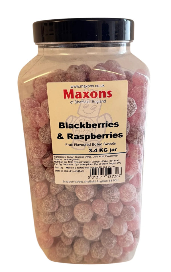 Maxons Blackberries And Raspberries 3.4kg