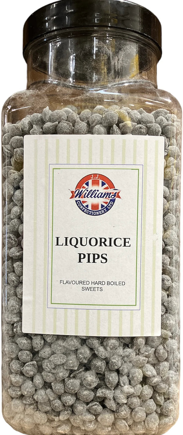 Mitre Liquorice Pips Jar 2.75kg