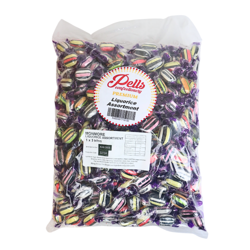 Pells Premium Liquorice Assortment 3Kg Bag
