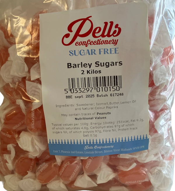 Pells Sugar Free Barley Sugar 2kg