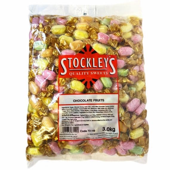Stockleys Chocolate Fruits 3kg
