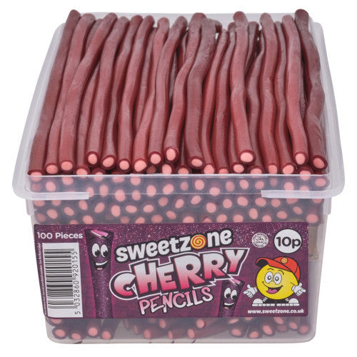 Sweetzone 10p Cherry Pencils 100pk
