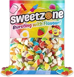 Sweetzone 1kg Fizzy Funky Frog Bag