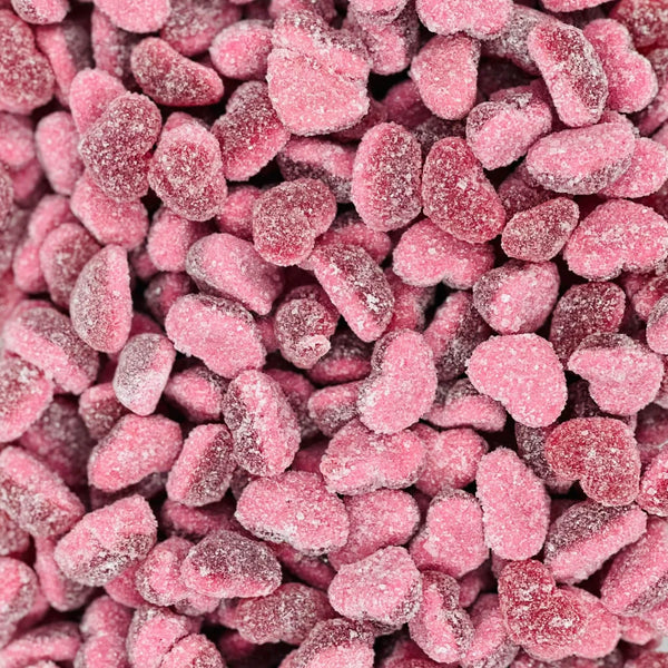 Sweetzone Fizzy Strawberry Hearts 1Kg