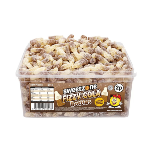 Sweetzone Tub Fizzy Cola Bottles 805g 350pk