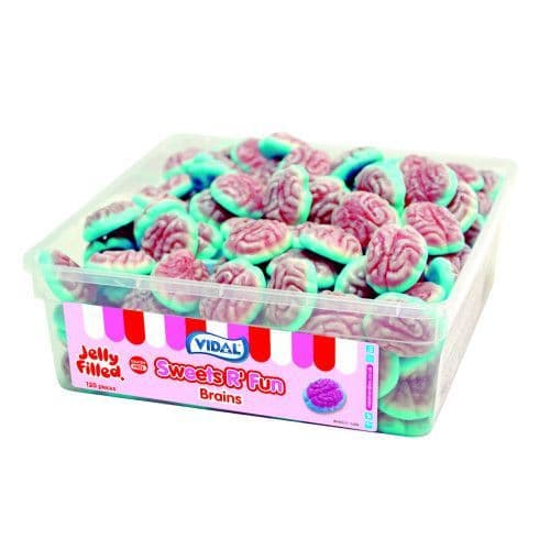 Vidal 120pk Tub Jelly Brains Tub