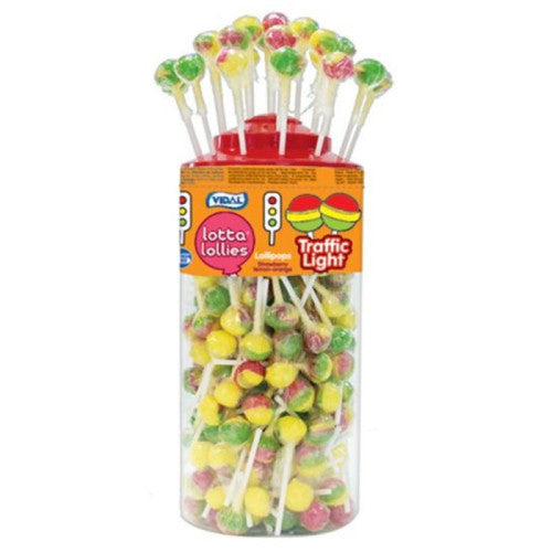 Vidal 150pk Lotta Lolly Traffic Light tub